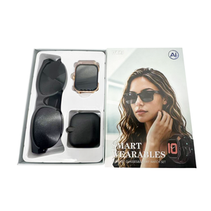 Gafas de Audio con IA Portátiles WK5 y Reloj Inteligente Deportivo con Monitorización de Ritmo Cardíaco y Sueño, Llamadas Manos Libres para Deportes al Aire Libre - Product Image 1