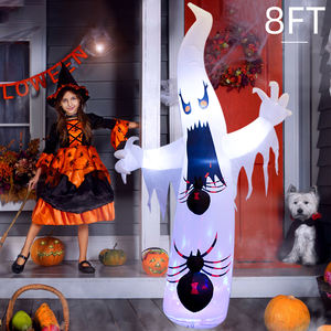 Nuova decorazione esterna 6FT zucca <span class=keywords><strong>Halloween</strong></span> Yard Ghost <span class=keywords><strong>Halloween</strong></span> gonfiabile con luci rotanti - Product Image 6