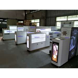 Hiện đại đặc biệt tùy chỉnh sản phẩm các tông sàn hiển thị mỹ phẩm đứng <span class=keywords><strong>kiosk</strong></span> cho trung tâm mua sắm - Product Image 6