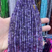 Perles en saphir facetté 4*4mm en forme de cube, perles de pierres précieuses carrées polies pour la fabrication de bijoux DIY, bracelets et colliers, vente en gros