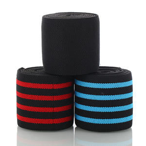 Bandes de soutien pour les genoux personnalisées avec logo, pour la musculation, les squats, soutien robuste pour la musculation - Product Image 4