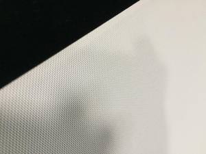 Écran <span class=keywords><strong>de</strong></span> <span class=keywords><strong>projection</strong></span> acoustique transparent HEYU, tissu blanc perforé, cadre fixe en alliage d'aluminium <span class=keywords><strong>de</strong></span> 6,5 cm - Product Image 4