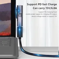 Adaptateur d'alimentation USB-C DC à charge rapide PD 102W, 100% compatible OEM pour ordinateur portable Microsoft Surface Pro X/8/7/6/5/4
