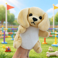 Marionnettes à doigts promotionnelles personnalisées, jouets en peluche douce à doigts, peluches de forme personnalisée pour les acheteurs en gros mondiaux