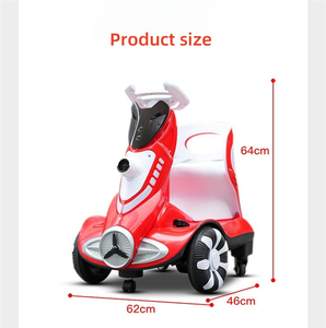 Trẻ Em Điện MP3-FEATURED Đi-On Đồ Chơi Xe Pin-Powered Bốn Bánh Nhựa Xe Điều Khiển Từ Xa Bong Bóng Thổi Chức Năng - Product Image 6