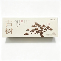 Boîte cadeau sur mesure en carton recyclé écologique avec fermeture magnétique, impression UV quadricolore, finition bronzée, design haut de gamme