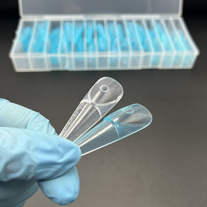 Nouvelles Capsules Popit French Space Step <span class=keywords><strong>Ongle</strong></span> Stiletto pour Extension d'Ongles Intelligentes, Double Forme - Product Image 2