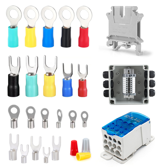 Cable Quick-connect Plastic Pluggable Feed Through Lug Fast Quick Connector Terminal Blocks