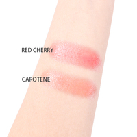OEM Venta Caliente Bálsamo Labial Mágico de Zanahoria Orgánico Natural que Cambia de Color a Rosa