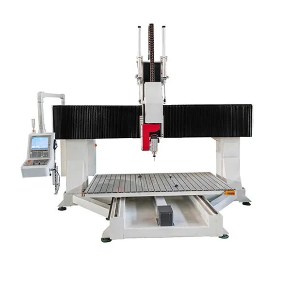 cnc 5 axis woodworking machinery with table moving lower price from factory