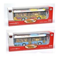 Autobús de Turismo Global de Aleación de Alta Calidad, Autobús de Lujo Fundido a Presión, Modelo de Autobús Fundido a Presión a Escala 1:32 para Niños