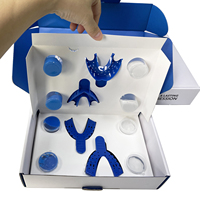 Kit de matériel d'empreinte de mastic dentaire de matériel de dents de silicone pour l'impression de dents faite sur commande