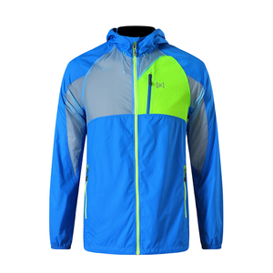 Chaqueta para correr para hombre, chaquetas transpirables, abrigo fino de pesca de secado rápido para exteriores, protección solar, Camping, senderismo, abrigo para correr de primavera - Product Image 2