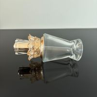 Flacon pulvérisateur en verre de forme irrégulière 30 ml, rectangulaire, pour sérum, huile essentielle, imprimé sérigraphié, diffuseur à bâtonnets