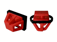 Attaches de fixation pour panneaux en plastique POM, neuves, 081415