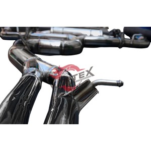 Vortex Stainless Steel Valved Single Outlet Catback <b>Exhaust</b> For Audi TTRS Performance Racing Muffler - Product Image 6