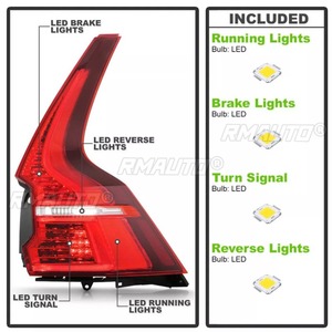 Pour Volvo XC60 2018-2023, feux de jour à LED, feux antibrouillard étanches, ensemble de feux arrière de voiture, kit carrosserie 31655359 31420432 - Product Image 3
