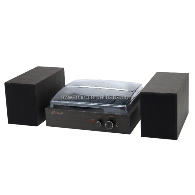 Factory Directly Retro Phonograph LP Vinyl Record Player USB SD Blue Tooth Turntable Record Player With Speakers OEM/ODM