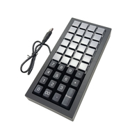 Caisse enregistreuse ABS clavier 40 touches pos clavier avec lecteur de carte magnétique KB40