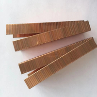 Clou de canapé enduit de cuivre série 16GA 35 pour l'industrie de l'emballage Goupille d'agrafe de fermeture de carton série 35 3515 3518