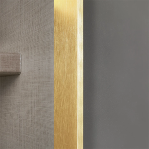 健身房用环保中密度纤维板现代白色衣柜，深色木质饰面 - Product Image 3