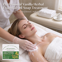 Savon Artisanal Hydratant et Nourrissant en Profondeur à l'Huile Essentielle Végétale de Vanille, Nettoyage Doux Visage et Corps, Marque Blanche, Vente Directe Usine