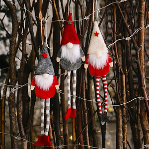 Décoration de Noël, ornement d'arbre, <span class=keywords><strong>elfe</strong></span> fait à la main, gnome suédois à longues jambes, gnome de Noël suspendu, Tomte - Product Image 6