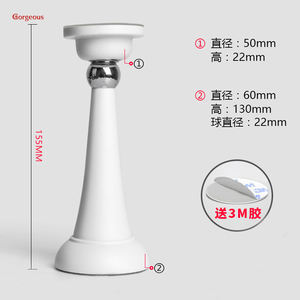 Arrêt de porte en caoutchouc protecteur de mur de porte de sol bouchon de vent crochet en silicone auto-adhésif de porte bouchon de porte en caoutchouc <span class=keywords><strong>magnétique</strong></span> - Product Image 5