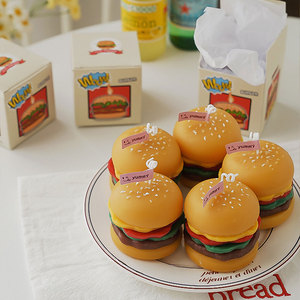Velas Aromáticas Simuladas de Hamburgo para Decoración de Fiestas en Interiores, Aromas Personalizables para Adornos de Cocina y Escritorio, Acción de Gracias - Product Image 3