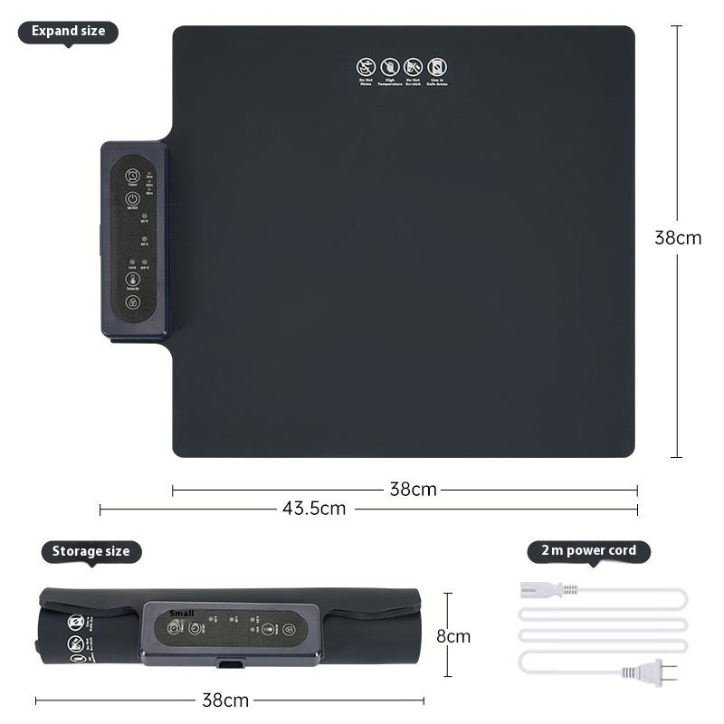 สีดำ38*38ซม.