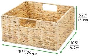 Panier à linge roulant avec poignée, sac en nylon robuste, rangement caché, boîte à bonbons en rotin de paille pour bureau, gravée pour pique-nique - Product Image 2