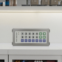 Nouveauté : Clavier de commande d'affichage de cuisine à 21 touches, boîtier anti-poussière/étanche, compatible multi-OS, en acier inoxydable, pour système de point de vente