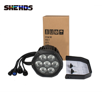 Projecteur PAR LED DMX extérieur étanche IP65 Shehds Par Can en aluminium 7x18W RGBWA UV