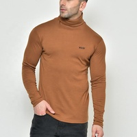 T-shirt personnalisé coupe ajustée à manches longues, chaud, de haute qualité, unisexe, marque de luxe, streetwear décontracté, vintage, uni
