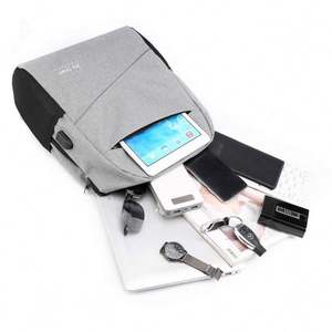 Juego de 3 Piezas de Mochila de Negocios de Tela de Nailon, Bolso de Hombro de Gran Capacidad para Computadora y Documentos - Product Image 5