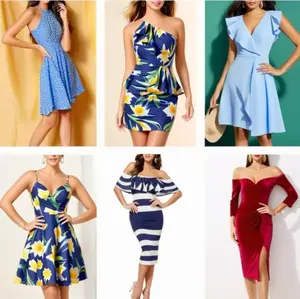 Venta al por Mayor de Vestidos para Mujer, Algodón/Poliéster, Descuento de Fábrica para Adultos, Fardos de Ropa Surtida, Origen CN/GUA - Product Image 5