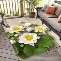 Tapis d'intérieur en velours cristal 3D à fleurs pour la décoration du salon, 200*300cm, tapis économique
