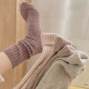New calcetines de tripulacion bán buôn Ladies cotton mô hình trái tim in dễ thương crew socks - Product Image 2