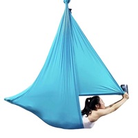 Hamac de yoga aérien extensible sans couture, tissu de largeur standard de 28 mètres, 85 grammes par mètre carré, anti-gravité, capacité de 600 kg