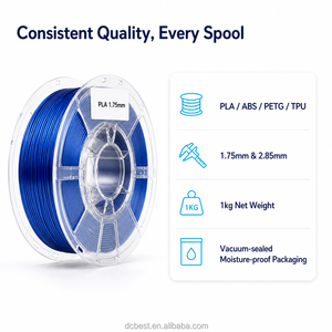 <strong>PLA</strong> Filament 1.75mm 1KG <strong>Custom</strong> Logo OEM Factory Direct 3D Printer Filament Wholesale Bulk Stable Extrusion - Product Image 3