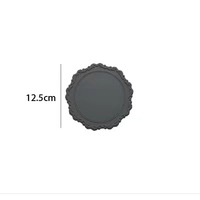 Orange Web Color Pad Style Auto Untersetzer 12,5 cm große Silikon Cup Mat Dining Runde Tischs ets 5-7 Tage Küche Hochzeit Hotel