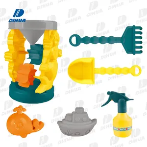 Ensemble de jouets de plage pour tout-petits avec arrosoir sablier et moules <span class=keywords><strong>à</strong></span> <span class=keywords><strong>sable</strong></span> pour <span class=keywords><strong>bac</strong></span> <span class=keywords><strong>à</strong></span> <span class=keywords><strong>sable</strong></span> extérieur jardin <span class=keywords><strong>piscine</strong></span> bain voyage jouer - Product Image 1