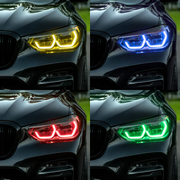 SJC Auto Scheinwerfer-Zubehör CSL RGB Mehrfarbige Chip-DRL-Module für BMW X3 G08 X4 G01 G02 2018-2021 Auto-Lichtzubehör