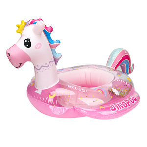 Flotador Infantil con Lentejuelas de Pony, PVC de 0.25mm, para Piscina y Parque Acuático - Product Image 2