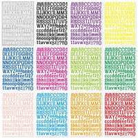 Boîte aux lettres numéros étiquettes bricolage artisanat Art faisant vinyle auto-adhésif numéro Alphabet vinyle autocollants Alphabet autocollants