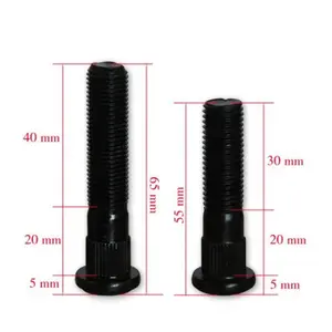 Carbon Steel High Quality Wheel Bolts Hub Bolt M12X1.25 Wheel Lock Bolt For Bmw X1X5 3 5 7 Series