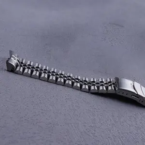 <span class=keywords><strong>Bracelet</strong></span> de montre professionnel en acier inoxydable réglable de 22 mm, argenté, Jubilee, extrémités courbes solides, <span class=keywords><strong>bracelet</strong></span> de luxe pour <span class=keywords><strong>Seiko</strong></span> <span class=keywords><strong>5</strong></span> SRPD53 63 73 - Product Image 1