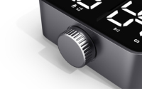 Timer Dapur Digital dengan Stopwatch Hitung Mundur Ganda Jam Timer Magnetik Alarm Keras yang Dapat Disesuaikan Layar LED Plastik Baterai AAA