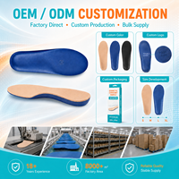 Semelle orthopédique personnalisée pour diabétiques, en Plastazote médical, confortable, avec soutien de la voûte plantaire, soulagement de la pression pour neuropathie, semelle pour pieds diabétiques
