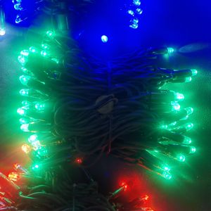 Heavy Duty 220V cao su màu đỏ Cáp CE phê duyệt 4 Wát tiết kiệm điện RGB flash LED Cổ Tích chuỗi đèn - Product Image 3